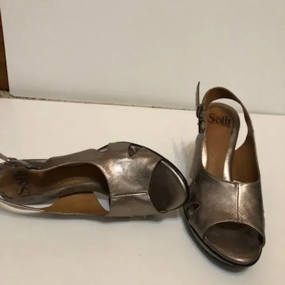 Metallic slingback size 7 - Picture 4 of 4